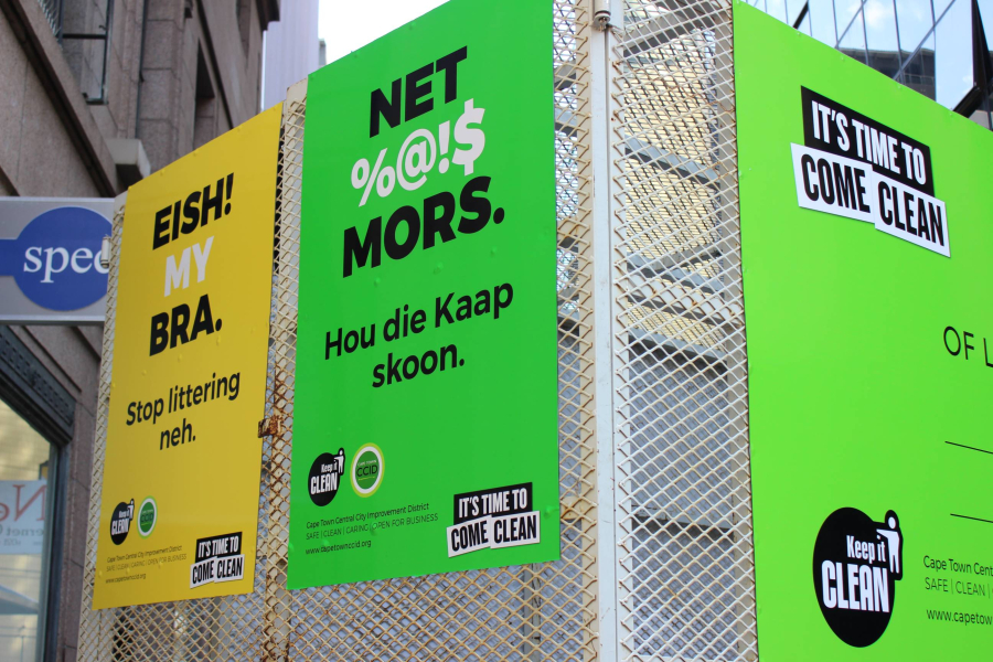 Clean campaign poster